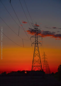 Couché de soleil branché