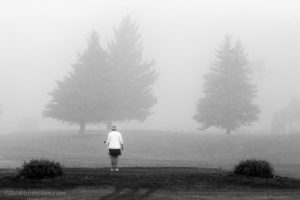 Frapper du brouillard