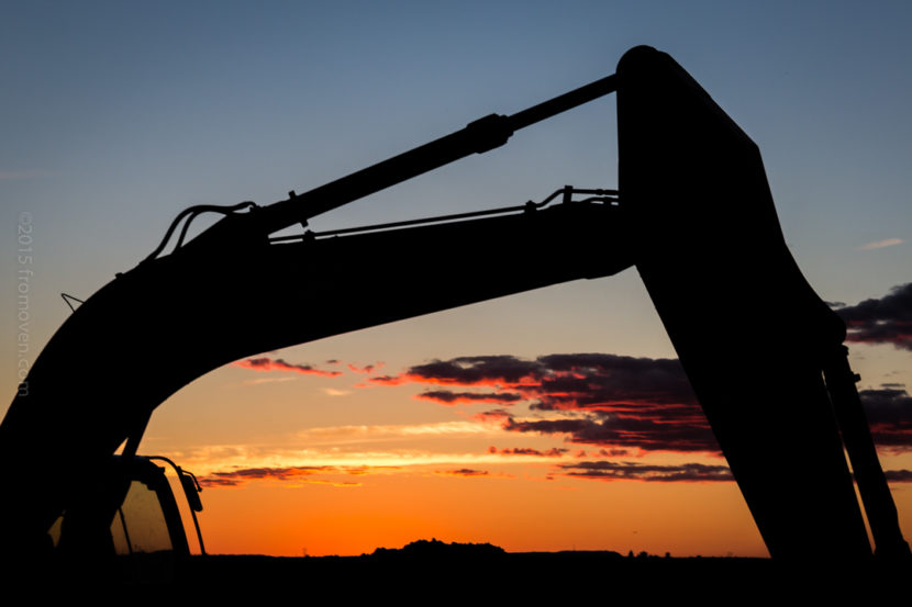 creuser un couché de soleil - digging a sunset